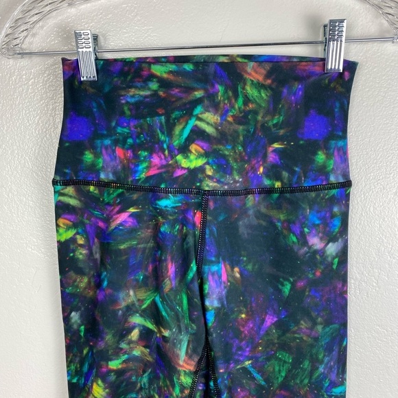 Flexure Body Wear Cosmic Multicolor Athletic Workout High Rise Leggings Small - Picture 7 of 12